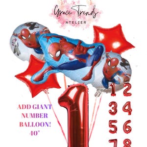 Spiderman-verjaardagsballonboeket, Avengers-superheldenfeestthema