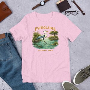 Everglades National Park Shirt, Florida Wildlife Tee, Blue Heron Nature Gift image 4