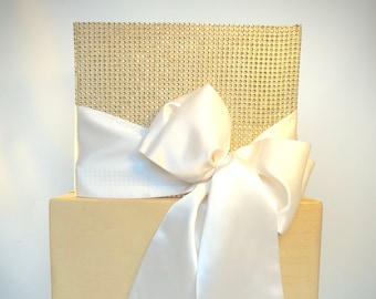 Sonceds Wedding Card Box Elegant DIY Card Reusable Personalized