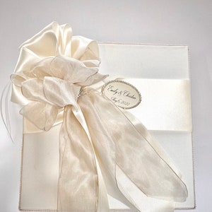 Ivory Large Pre-Wrapped Gift Box Gorgeous, Gift Ideas Birthday Gift Box Sophisticated Gift Box Gift Ideas  Gift All Occasions
