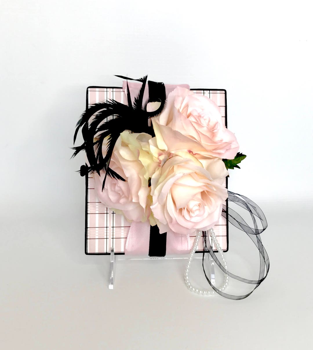 Preppy Plaid Pink Gift Box Favors Jewelry Gift Cards Mothers Day