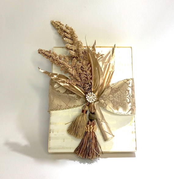 Gift Box, Gold Heather Gift Box Wrap Boxes Christmas Gift Jewelry