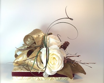 Gift Box, Valentine Gift Box Ideas for Her Gift Box Jewelry Gift Box Elegant Gift Wrapping Vintage Christmas Gift Wrapping Mother's Gift Spe