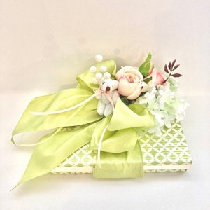Handmade Garden Rose Gift Box: Wedding Favor, Jewelry Box (7x5x1) image 9
