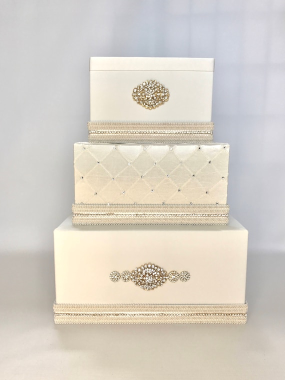Wedding Card Box With Lock Classic Wedding Card Holder Etsy