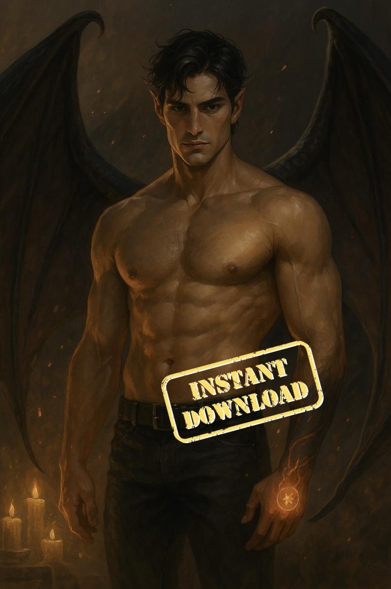 Azriel Shadow Singer Azriel ACOTAR Art Print: Shadow Singer, Night Court Warrior (digital ...