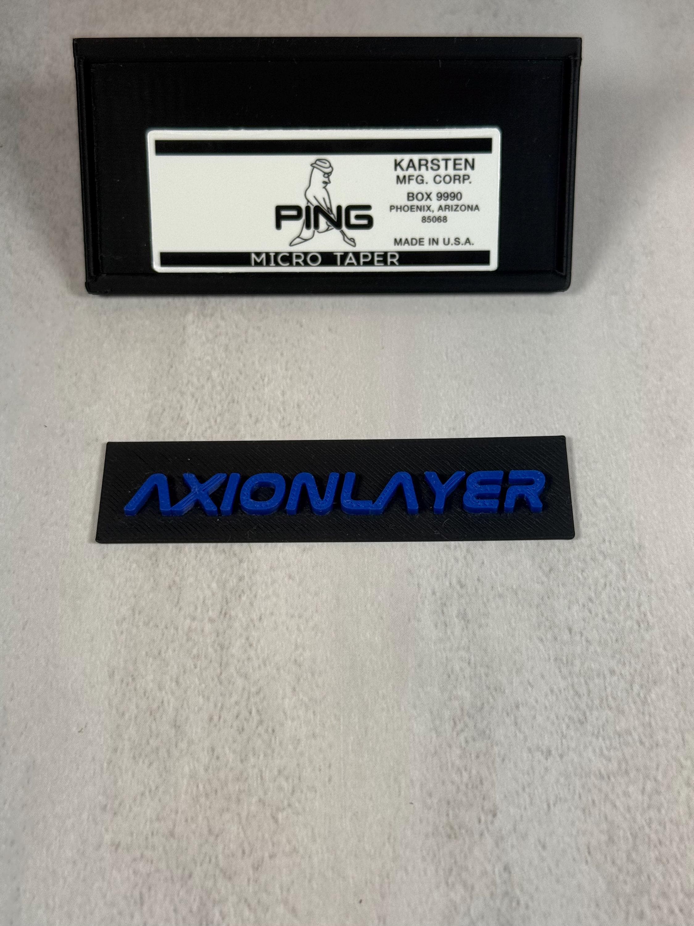 Vintage Ping Shaft Band Labels | Golf Club Restoration Decals (zz