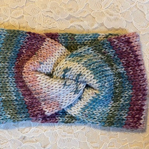 Knitted Twisted Ear Warmer | Headwrap | Ready to Ship