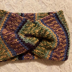 Knitted Twisted Ear Warmer | Headwrap | Ready to Ship