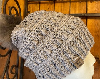 Droplets Hat, Beanie, Womens Hat, Winter Hat, Ready To Ship
