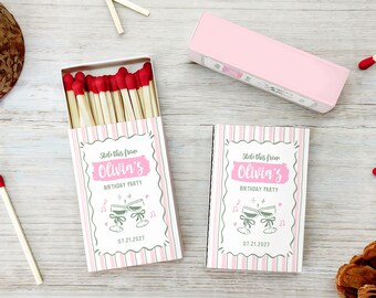 Custom Funny Birthday Matchboxes Personalized Party Favors for Adults Stole This From Name Design Birthday Matchbox Gifts