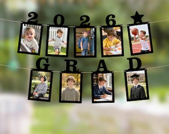 2026 Graduation Photo Banner, Milestone Keepsake