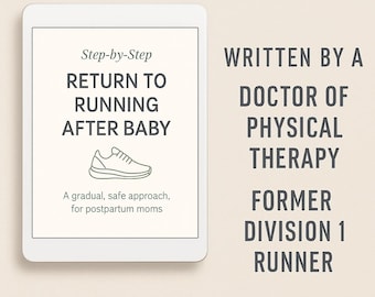 Return To Running Protocol.pdf Postpartum Running Guide: Safe Return to Running After Birth (digital ...