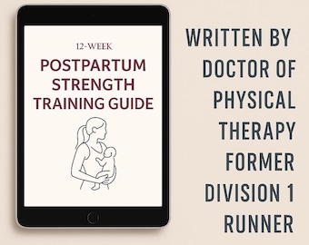 Guide de musculation post-partum | Programme d'entraînement de 12 semaines pour les nouvelles mamans (PDF)