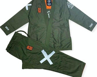 Shoyoroll Deus Ex BJJ Gi | Olive Green Jiu Jitsu Kimono