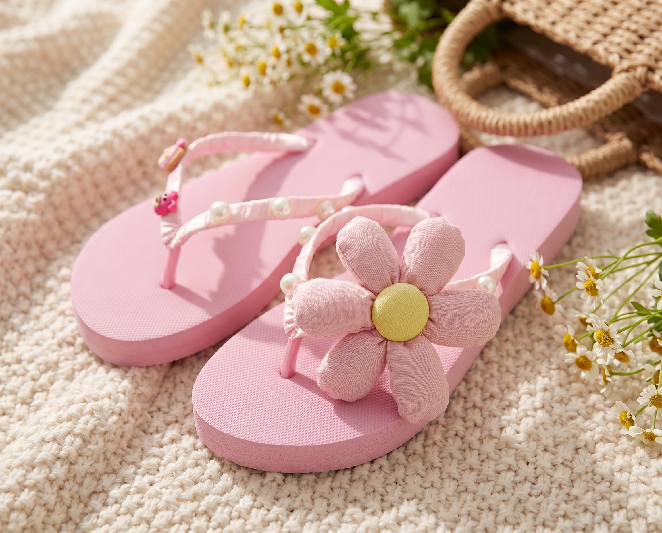 Y2k Flower Sandals - Etsy display picture 1