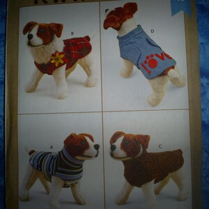 Simplicity 9520 Size XS-XL Dog Coats