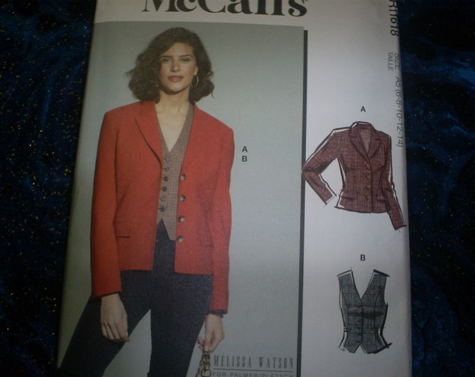 Mccalls R12204 12204 M8533 8533 Pattern UNCUT Bolero Jacket Seam Detail ...