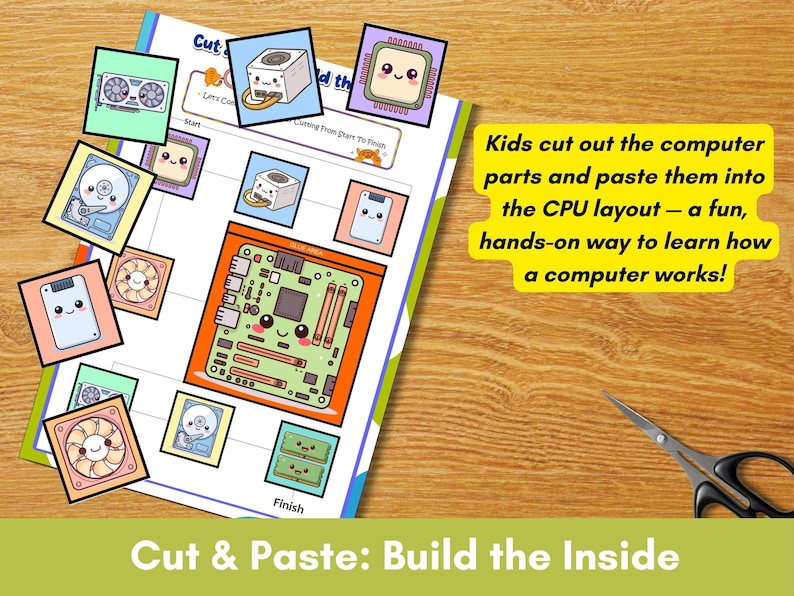 Computer STEM Busy Book – Kids Learning Printable (PDF) - Etsy