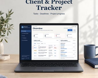 Freelance Client and Project Tracker HTML App | Duecove