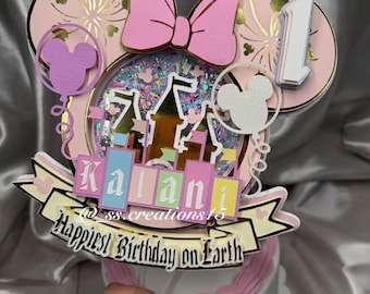 Vintage Disney Cake Topper Shaker