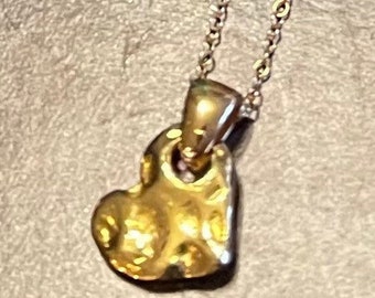 Gold Heart on Chain