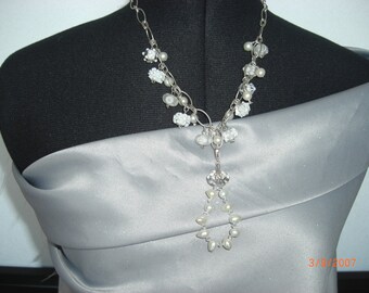 Convertible Wedding Necklace with Removable Pendant