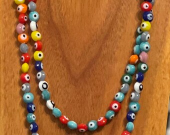 Colorful Eye Necklace