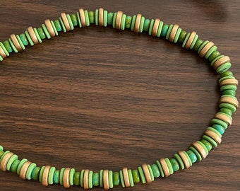 Green and Gold Necklace