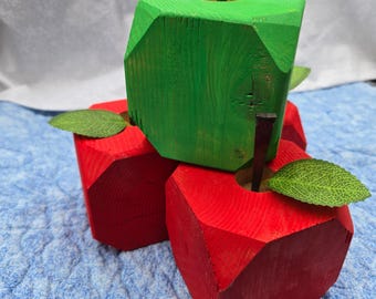 Stylized Wooden Apple