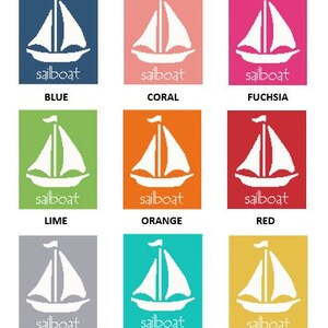 Sailboat Wall Art Cross Stitch Pattern