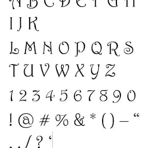 Harrington-41 Cross Stitch Font (Medium) SALE SALE SALE