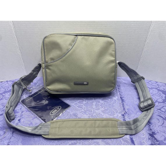 Bric's greenish grayish Nylon Bag Adjustable Strap Travel Crossbody Bag new