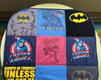T-Shirt Quilt : Custom Memory Blanket Made From Your T-Shirt