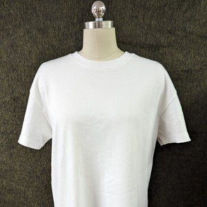 Heavyweight Organic T-shirt 100% Cotton | Optical White PFD PFGD | Gender Neutral | Made in USA