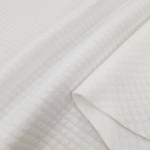 Mini Diamond Quilt Knit Fabric Made in USA Cotton Polyester [5910Q]