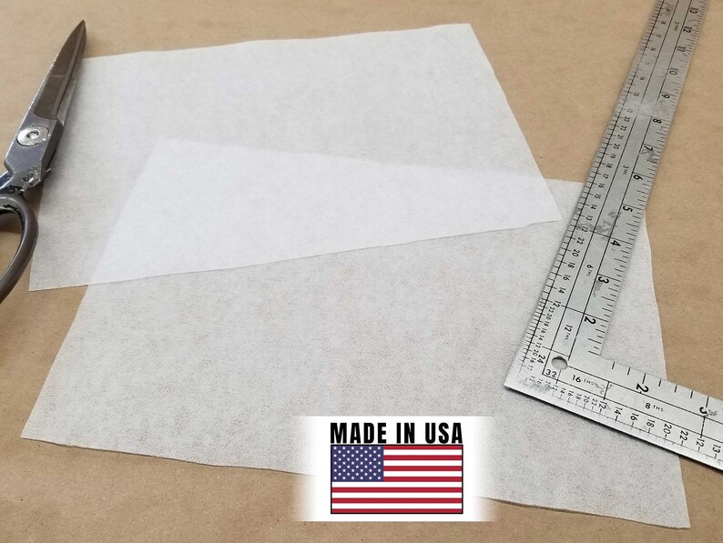 25 Pcs Precut Lightweight Fusible Interfacing Face Mask Size Etsy