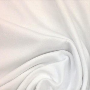 May include: White fabric with a smooth texture and soft folds.