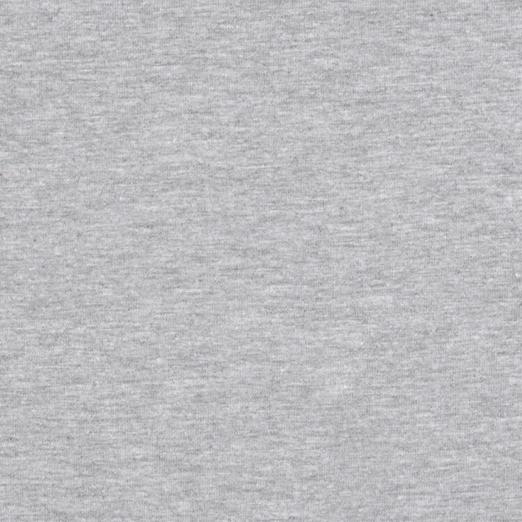 Heavyweight Cotton Jersey Fabric Heather Grey Made in USA FHG