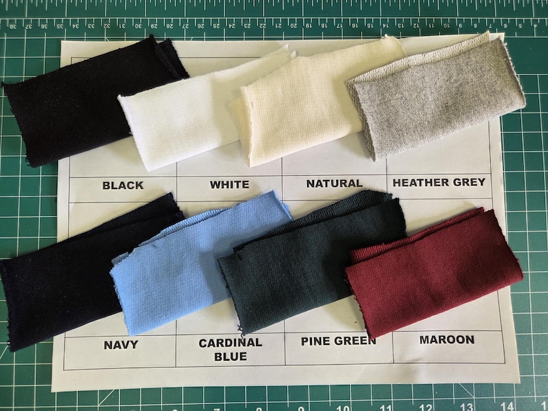 Cotton French Terry by the Yard | Made in USA [5246] - Etsy