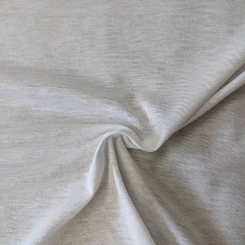 Supima Cotton Lightweight Jersey Fabric White 1 Yard Made in Etsy