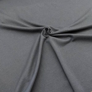 Supima Cotton Interlock Fabric Black Pima Cotton Fabric by the Yard Made in USA FBI Etsy Norway