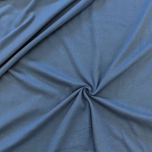 100% Cotton Interlock Fabric NAVY BLUE [INT-B]