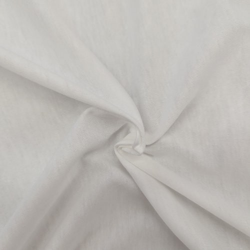 Supima Cotton Lightweight Jersey Fabric White 1 Yard Made in Etsy