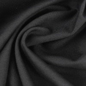 Ponte De Roma Jet Black | Knit Fabric by the Yard [5926]