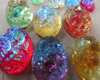 Vintage "Sticky Candy"  Glass Cabochon....Delicious!