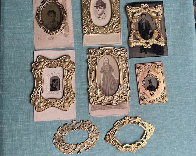 VGT VICTORIAN MINI Frame,vintage Mini Picture Frame,vintage Miniature