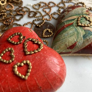 8 Vintage Wonderful Shabby Chic Hearts Made Of Hearts