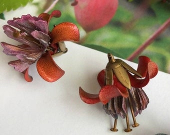 Vintage Copper Hanging Fuchsia Flower Kit