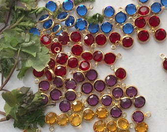 12 Vintage Swarovski 7mm Drops